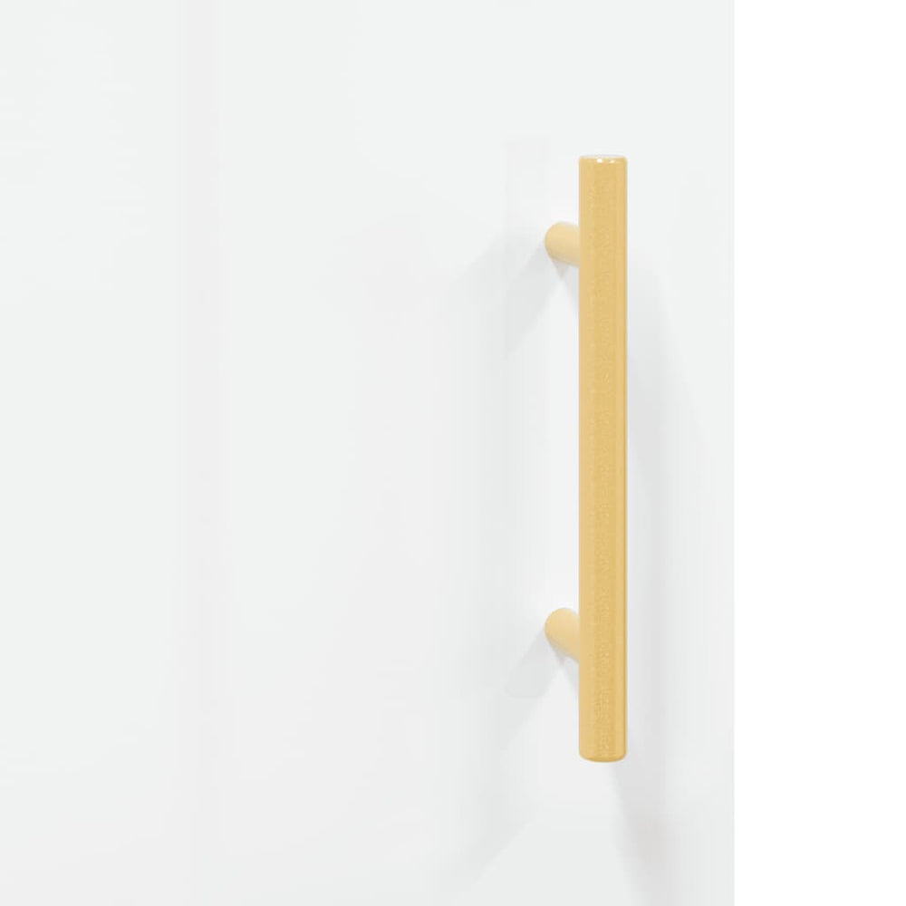 Nachtkastjes 2 st 40x40x50 cm bewerkt hout hoogglans wit MeubelReus