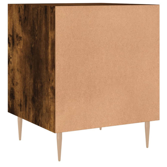 Nachtkastjes 2 st 40x40x50 cm bewerkt hout gerookt eikenkleurig MeubelReus