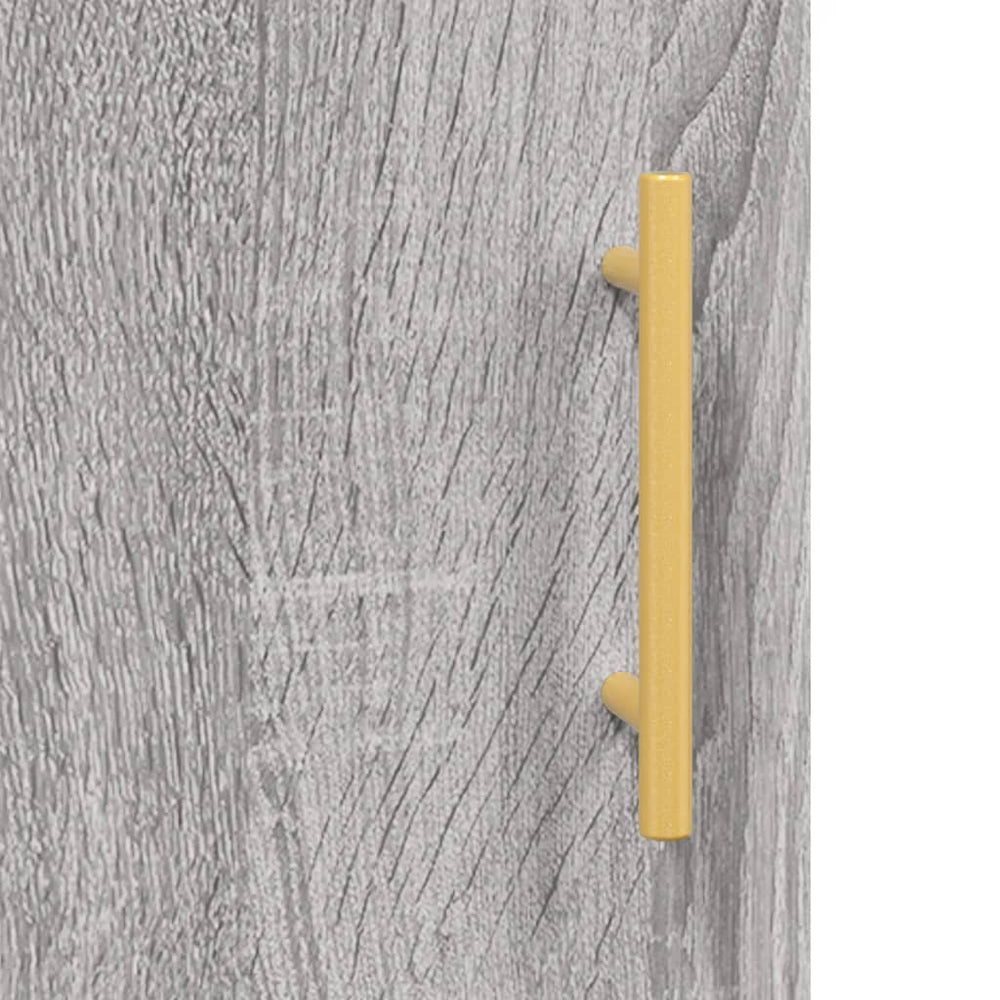 Nachtkastjes 2 st 40x40x50 cm bewerkt hout grijs sonoma eiken MeubelReus