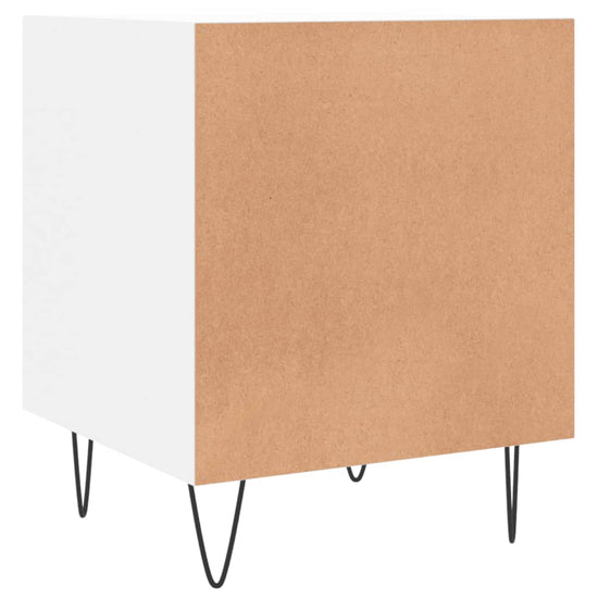 Nachtkastjes 2 st 40x40x50 cm bewerkt hout wit MeubelReus