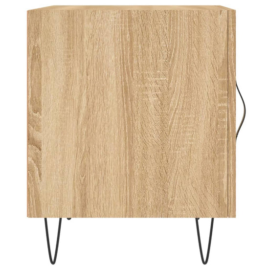 Nachtkastje 40x40x50 cm bewerkt hout sonoma eikenkleurig MeubelReus
