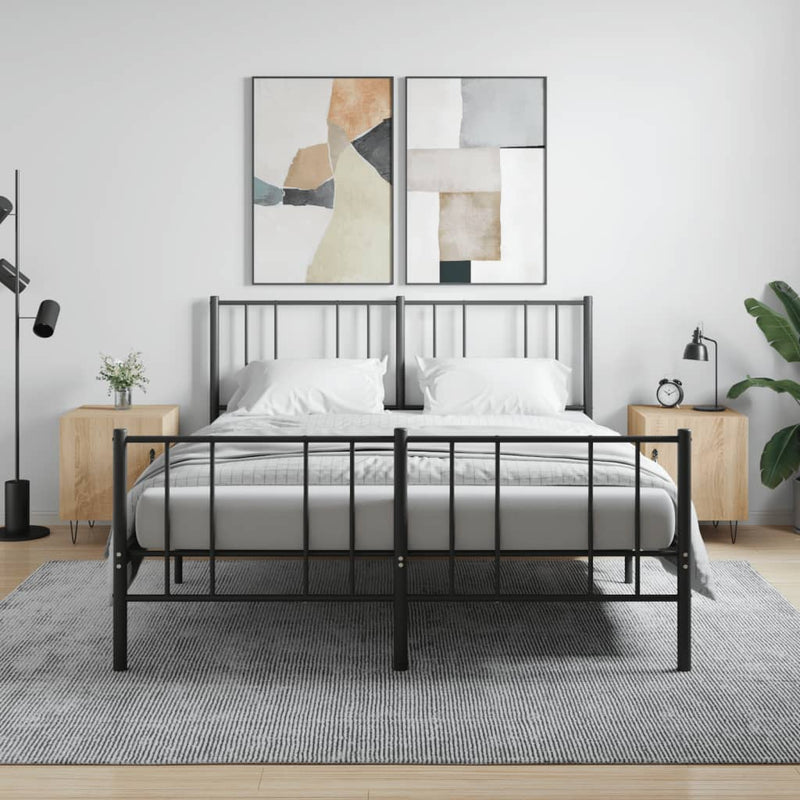 Nachtkastjes 2 st 40x40x50 cm bewerkt hout sonoma eikenkleurig MeubelReus
