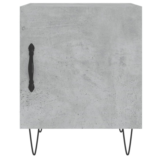 Nachtkastjes 2 st 40x40x50 cm bewerkt hout betongrijs MeubelReus