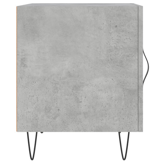Nachtkastjes 2 st 40x40x50 cm bewerkt hout betongrijs MeubelReus