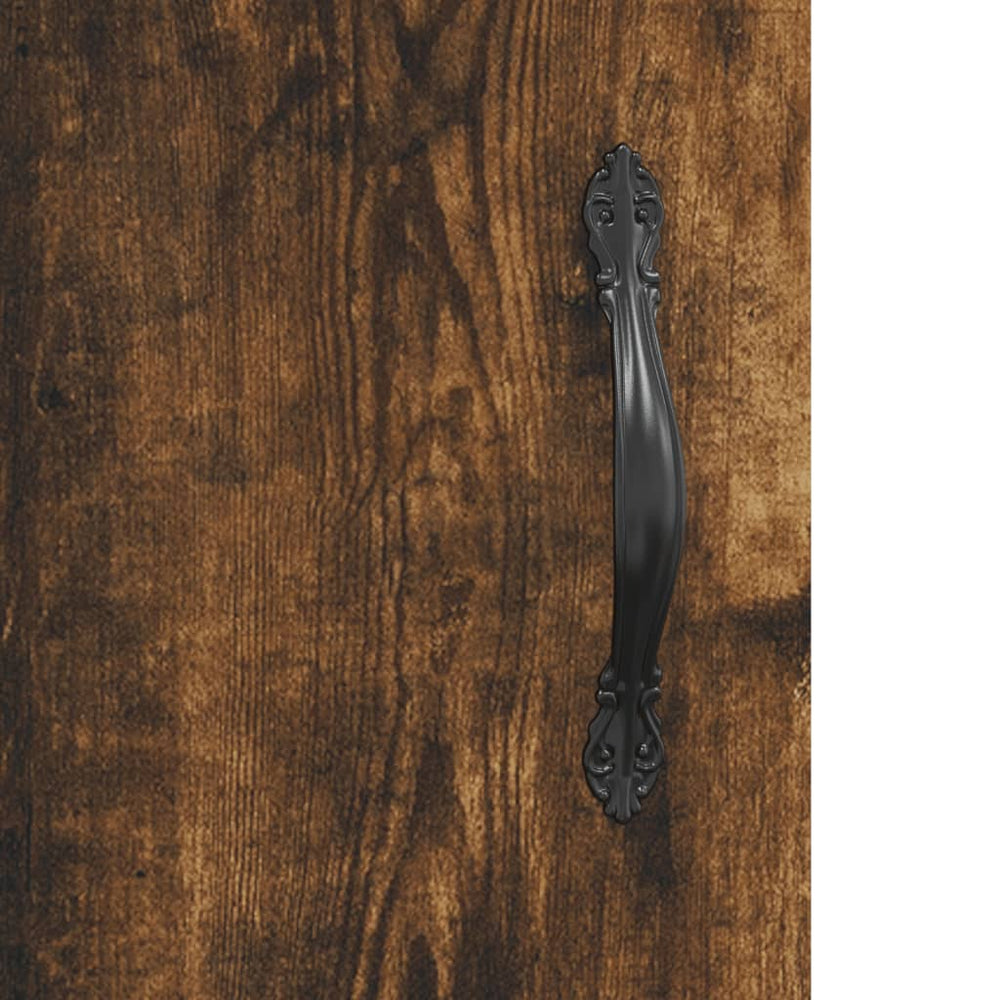 Nachtkastjes 2 st 40x40x50 cm bewerkt hout gerookt eikenkleurig MeubelReus