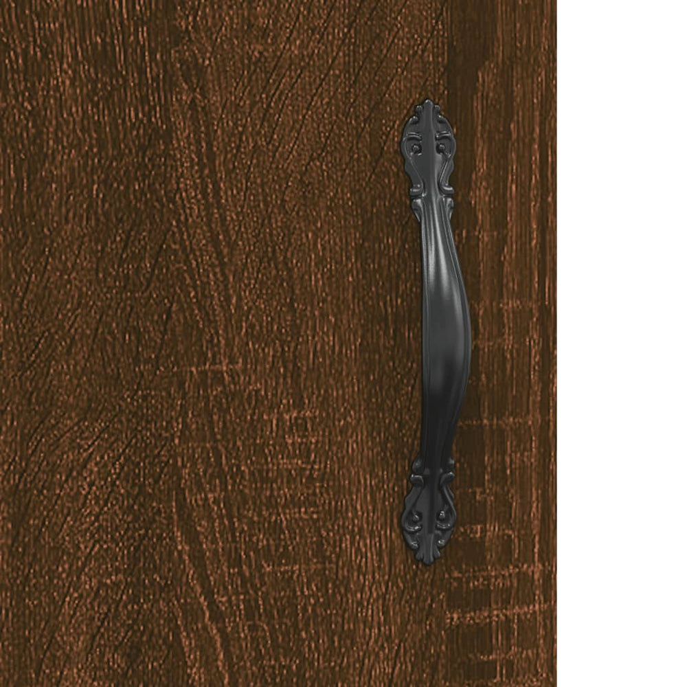 Nachtkastjes 2 st 40x40x50 cm bewerkt hout bruin eikenkleur MeubelReus