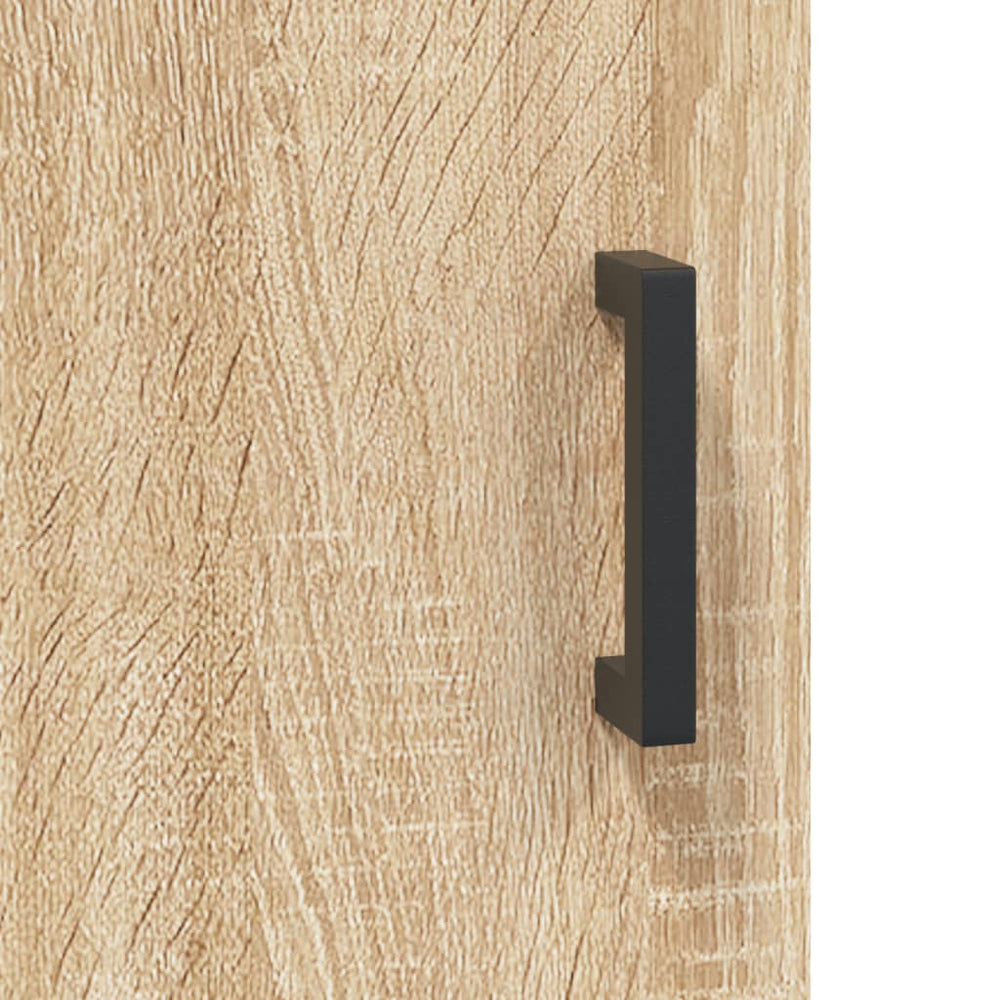 Nachtkastje 40x40x50 cm bewerkt hout sonoma eikenkleurig MeubelReus