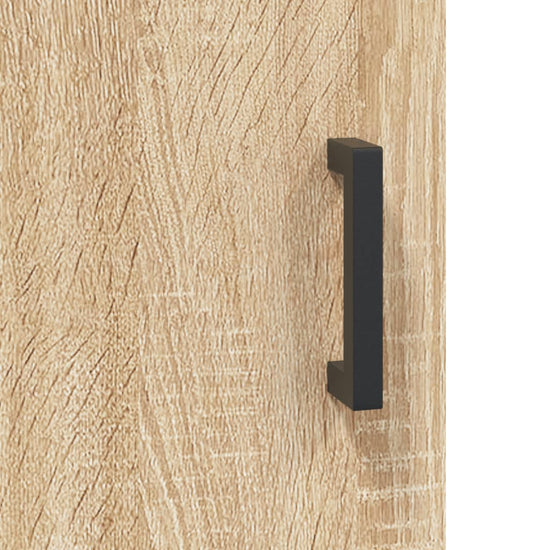 Nachtkastje 40x40x50 cm bewerkt hout sonoma eikenkleurig MeubelReus