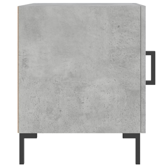 Nachtkastjes 2 st 40x40x50 cm bewerkt hout betongrijs MeubelReus