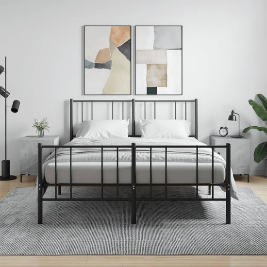 Nachtkastjes 2 st 40x40x50 cm bewerkt hout betongrijs MeubelReus