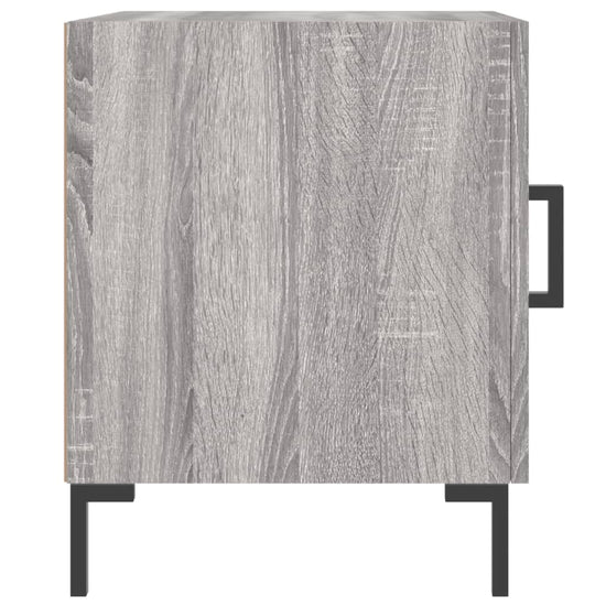 Nachtkastjes 2 st 40x40x50 cm bewerkt hout grijs sonoma eiken MeubelReus