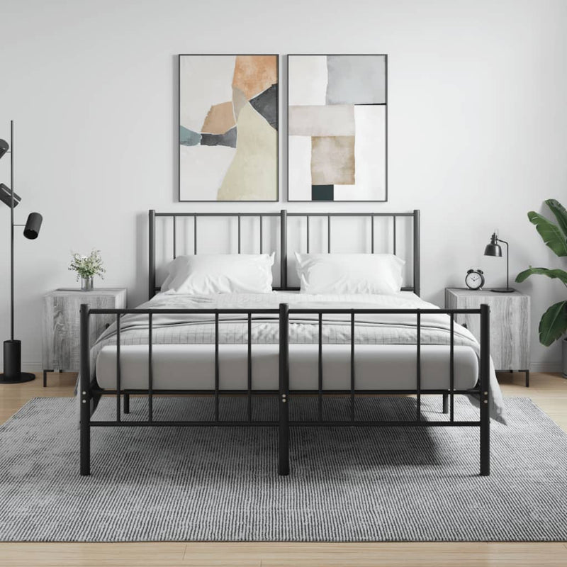 Nachtkastjes 2 st 40x40x50 cm bewerkt hout grijs sonoma eiken MeubelReus
