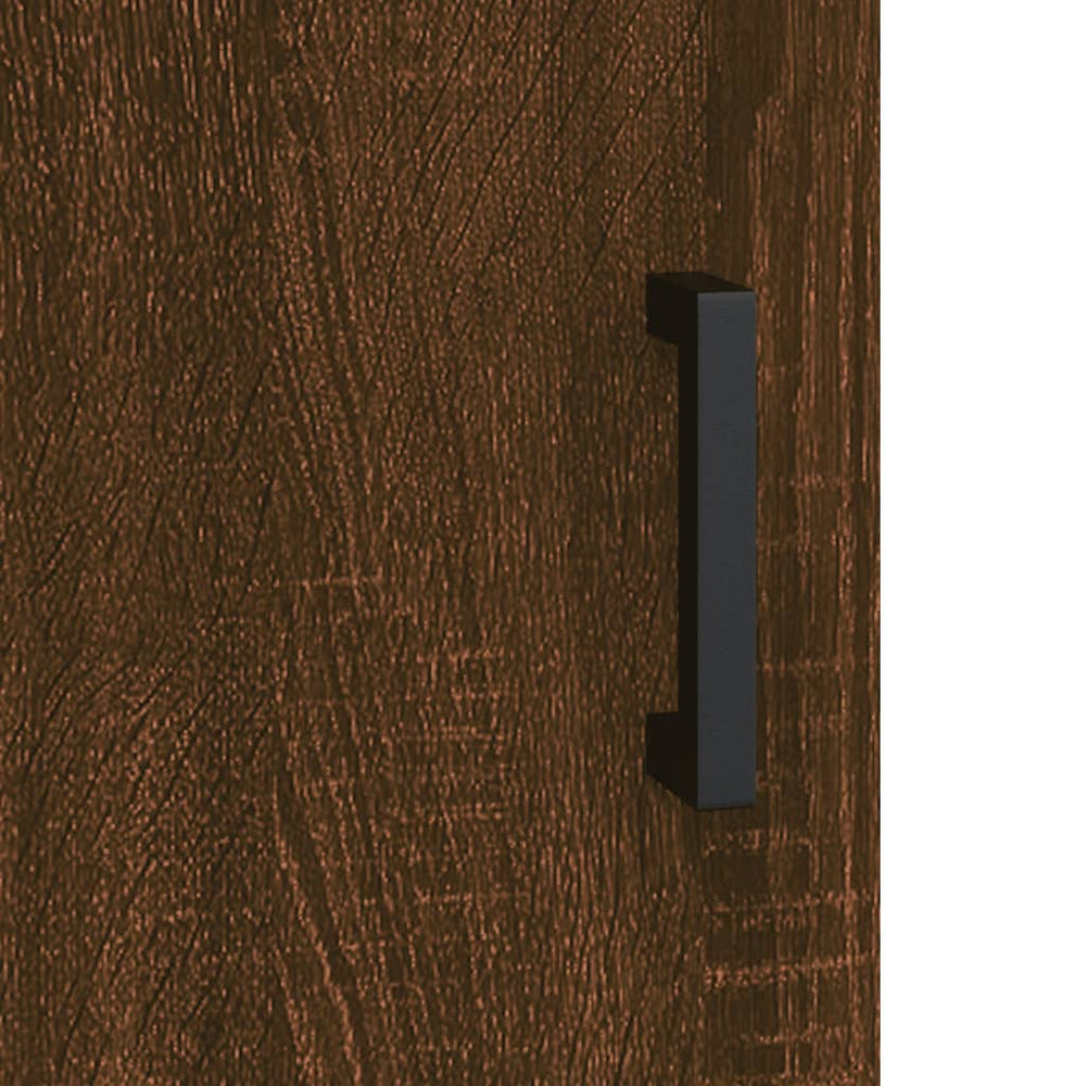Nachtkastjes 2 st 40x40x50 cm bewerkt hout bruin eikenkleur MeubelReus