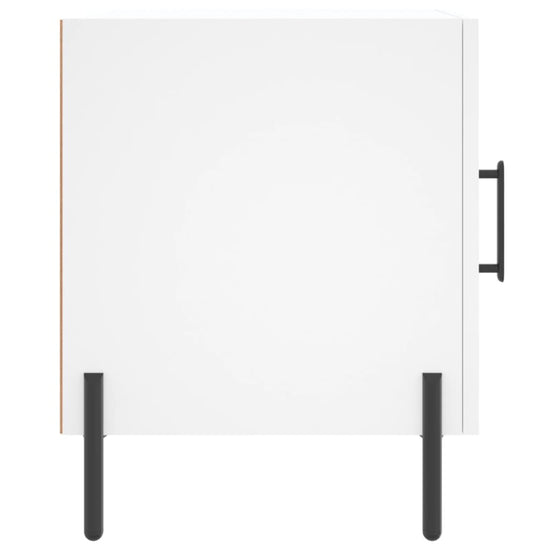 Nachtkastjes 2 st 40x40x50 cm bewerkt hout wit MeubelReus
