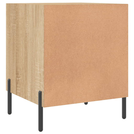 Nachtkastjes 2 st 40x40x50 cm bewerkt hout sonoma eikenkleurig MeubelReus