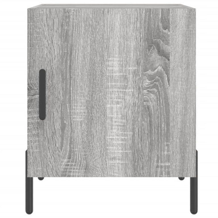 Nachtkastjes 2 st 40x40x50 cm bewerkt hout grijs sonoma eiken MeubelReus