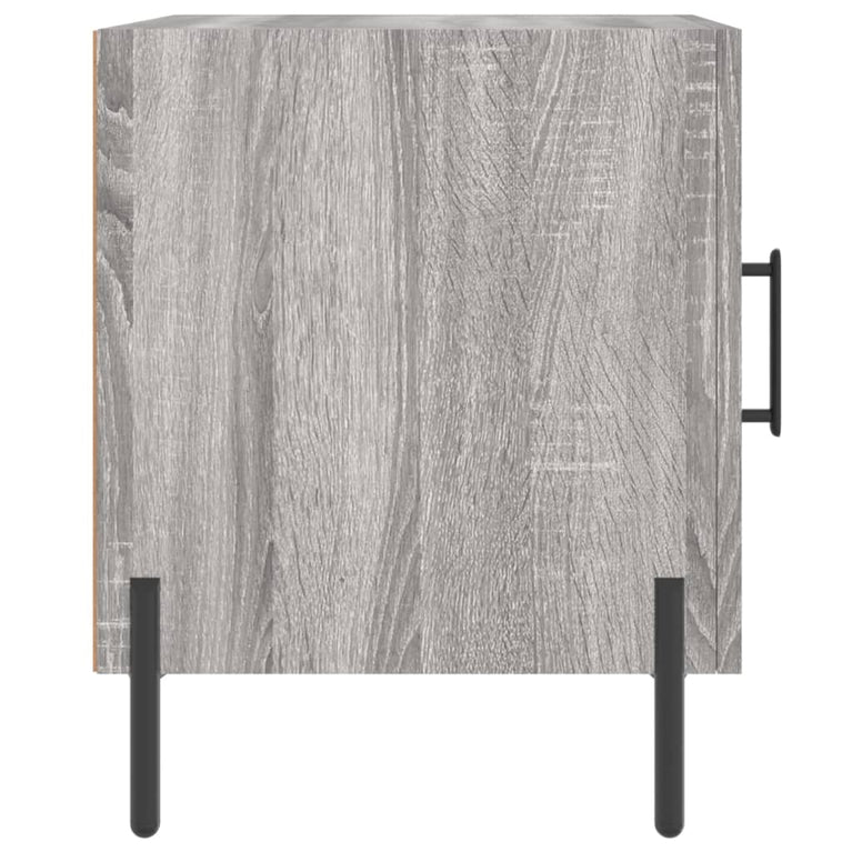 Nachtkastjes 2 st 40x40x50 cm bewerkt hout grijs sonoma eiken MeubelReus