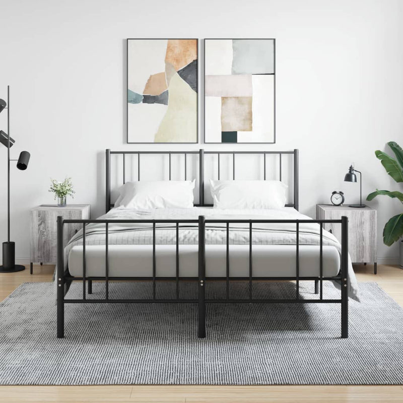 Nachtkastjes 2 st 40x40x50 cm bewerkt hout grijs sonoma eiken MeubelReus