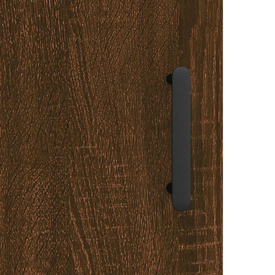 Nachtkastjes 2 st 40x40x50 cm bewerkt hout bruin eikenkleur MeubelReus