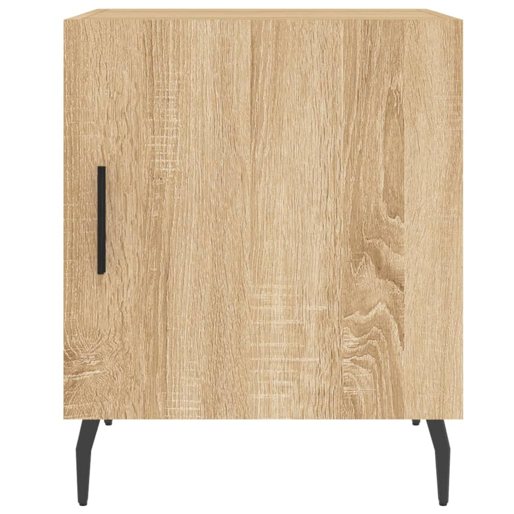 Nachtkastjes 2 st 40x40x50 cm bewerkt hout sonoma eikenkleurig MeubelReus