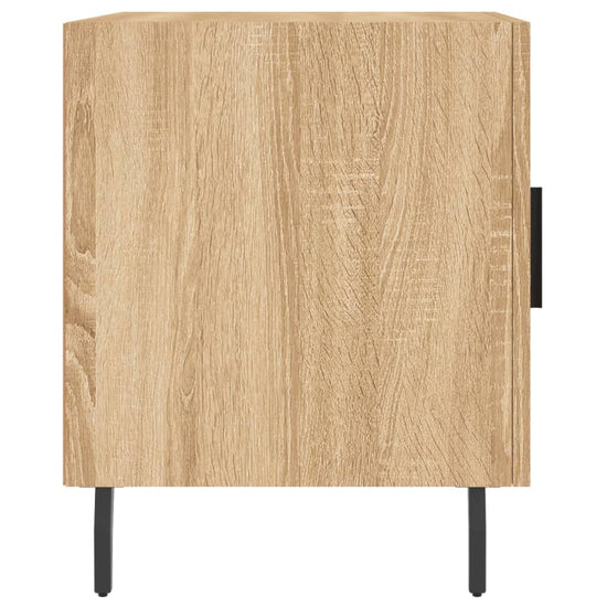 Nachtkastjes 2 st 40x40x50 cm bewerkt hout sonoma eikenkleurig MeubelReus