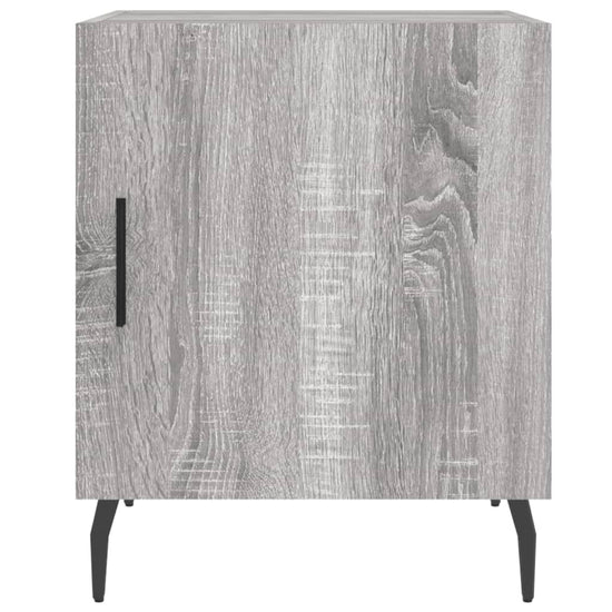 Nachtkastjes 2 st 40x40x50 cm bewerkt hout grijs sonoma eiken MeubelReus