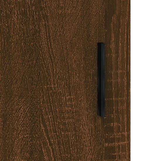 Nachtkastjes 2 st 40x40x50 cm bewerkt hout bruin eikenkleur MeubelReus