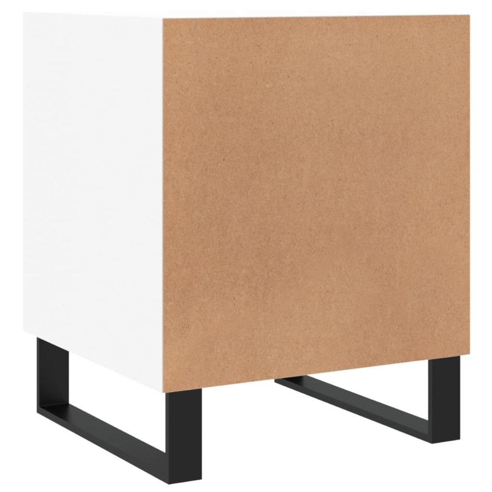Nachtkastjes 2 st 40x40x50 cm bewerkt hout wit MeubelReus