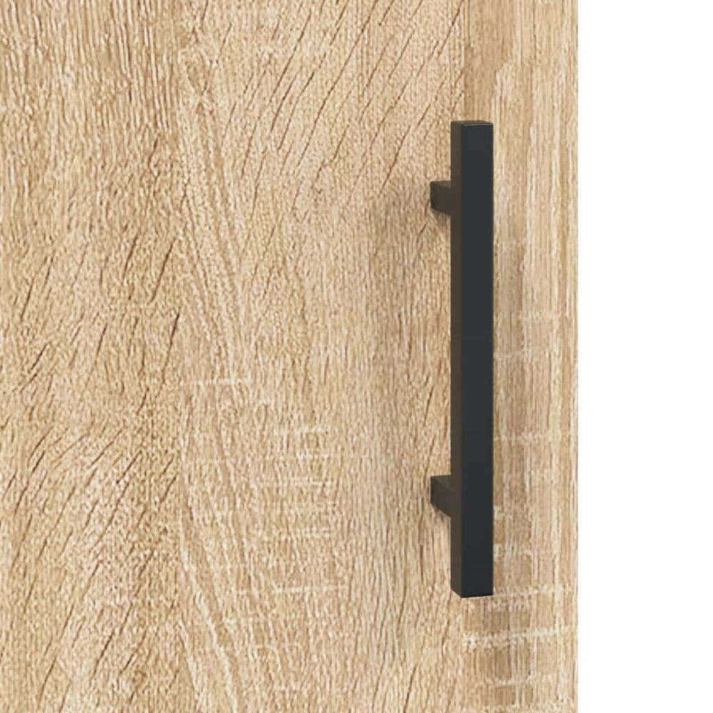 Nachtkastje 40x40x50 cm bewerkt hout sonoma eikenkleurig MeubelReus