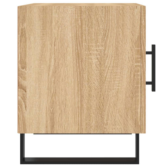 Nachtkastjes 2 st 40x40x50 cm bewerkt hout sonoma eikenkleurig MeubelReus