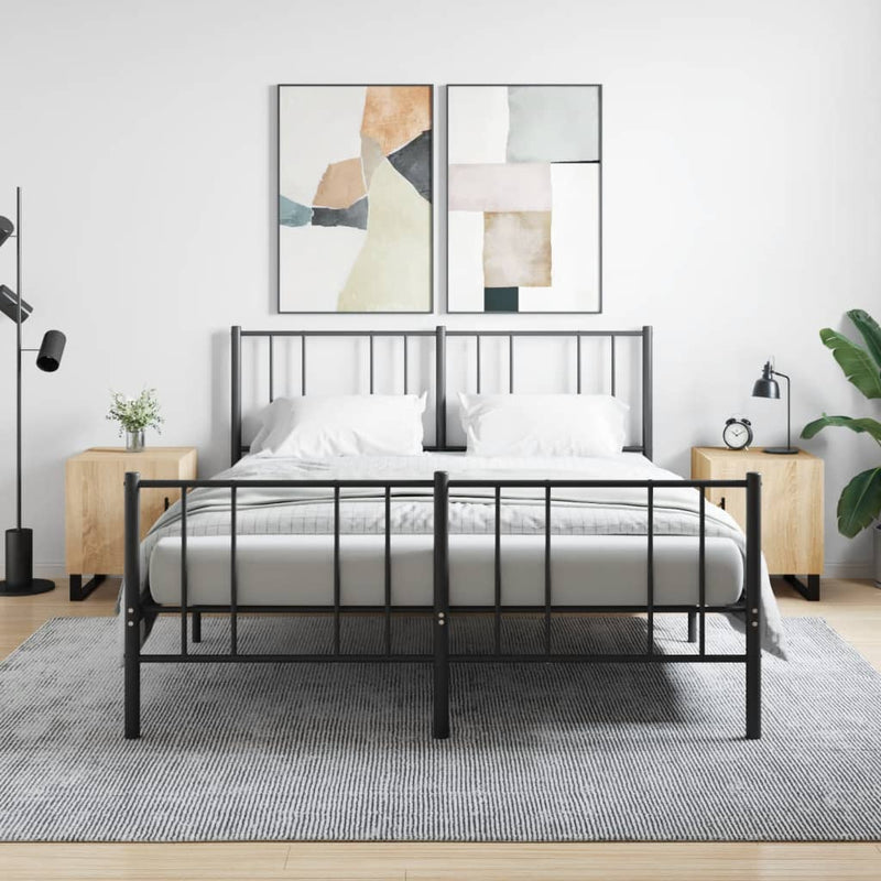 Nachtkastjes 2 st 40x40x50 cm bewerkt hout sonoma eikenkleurig MeubelReus
