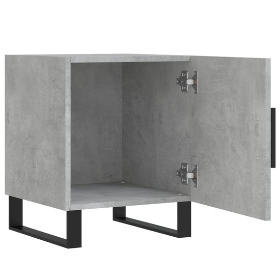 Nachtkastjes 2 st 40x40x50 cm bewerkt hout betongrijs MeubelReus