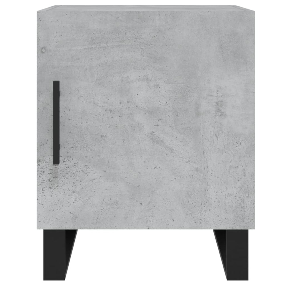 Nachtkastjes 2 st 40x40x50 cm bewerkt hout betongrijs MeubelReus
