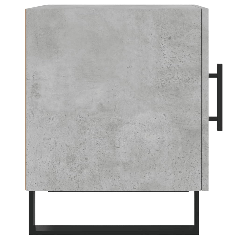 Nachtkastjes 2 st 40x40x50 cm bewerkt hout betongrijs MeubelReus