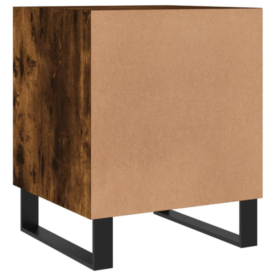 Nachtkastjes 2 st 40x40x50 cm bewerkt hout gerookt eikenkleurig MeubelReus