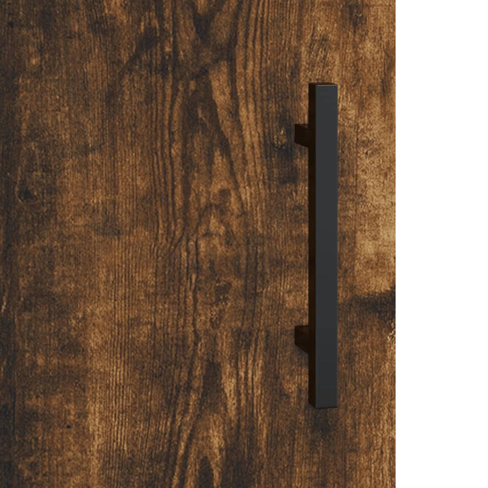 Nachtkastjes 2 st 40x40x50 cm bewerkt hout gerookt eikenkleurig MeubelReus