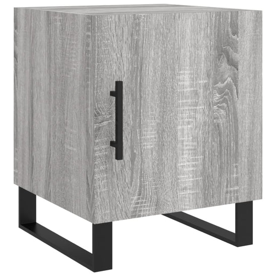 Nachtkastjes 2 st 40x40x50 cm bewerkt hout grijs sonoma eiken MeubelReus