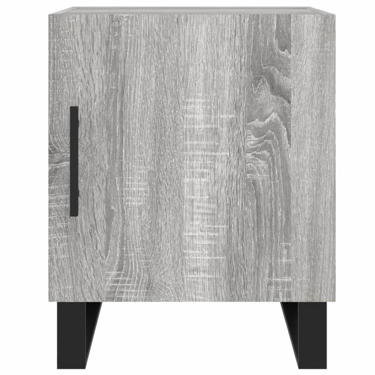 Nachtkastjes 2 st 40x40x50 cm bewerkt hout grijs sonoma eiken MeubelReus