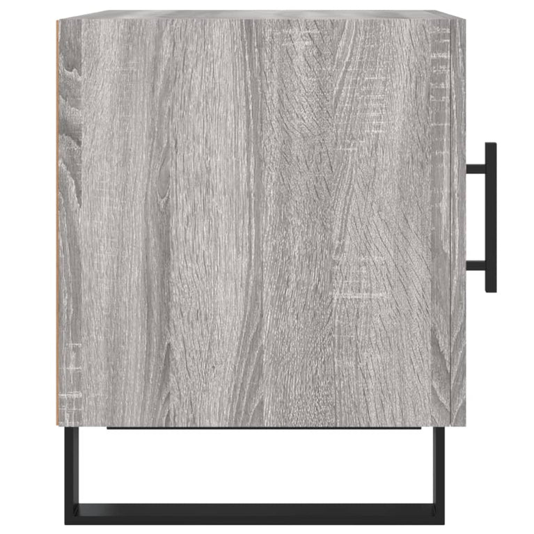 Nachtkastjes 2 st 40x40x50 cm bewerkt hout grijs sonoma eiken MeubelReus