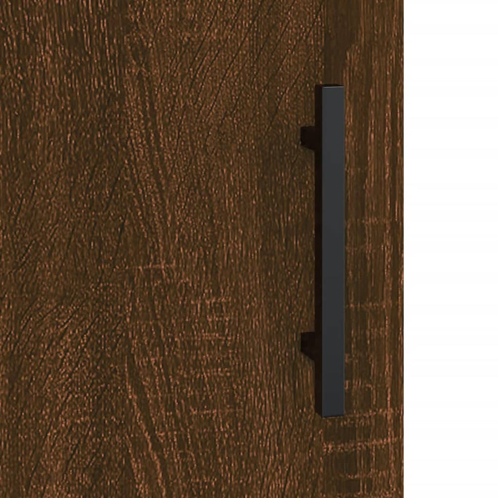 Nachtkastjes 2 st 40x40x50 cm bewerkt hout bruin eikenkleur MeubelReus