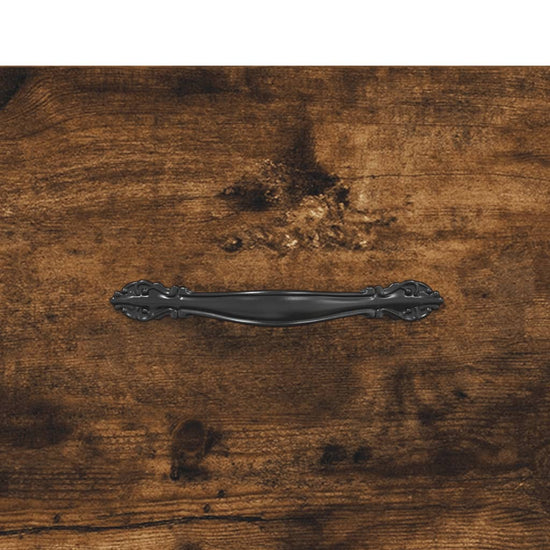 Nachtkastje 40x40x66 cm bewerkt hout gerookt eikenkleurig MeubelReus