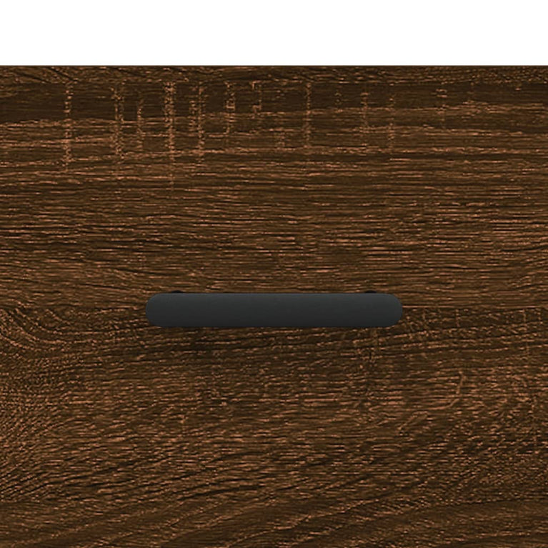 Nachtkastje 40x40x66 cm bewerkt hout bruin eikenkleur MeubelReus