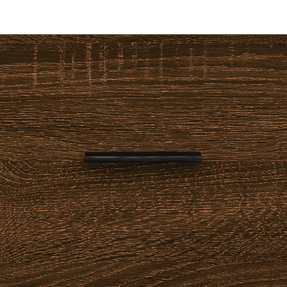 Nachtkastje 40x40x66 cm bewerkt hout bruin eikenkleur MeubelReus
