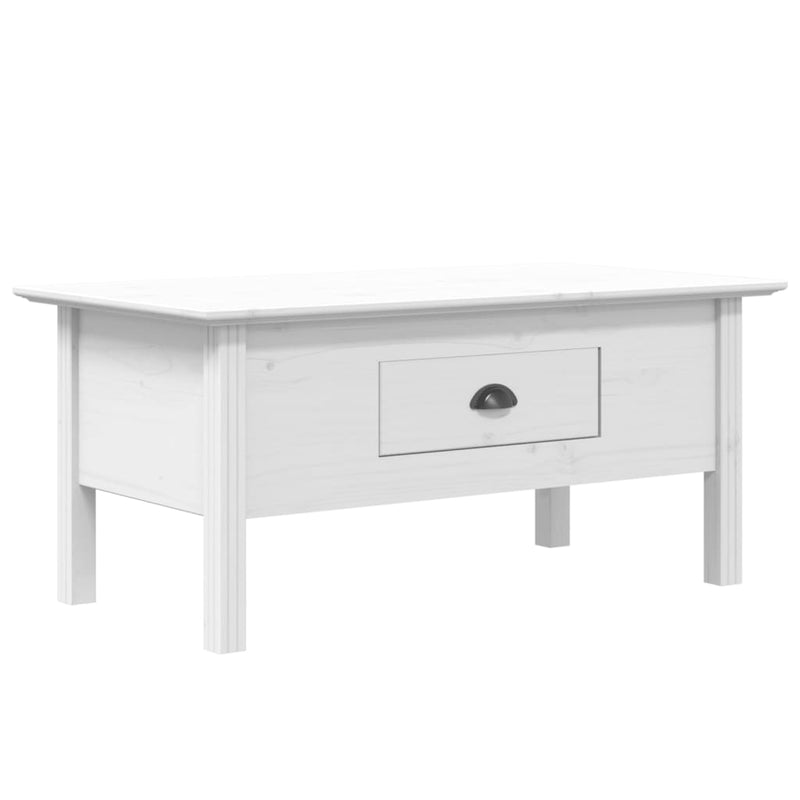 Salontafel BODO 100x55x45 cm massief grenenhout wit MeubelReus