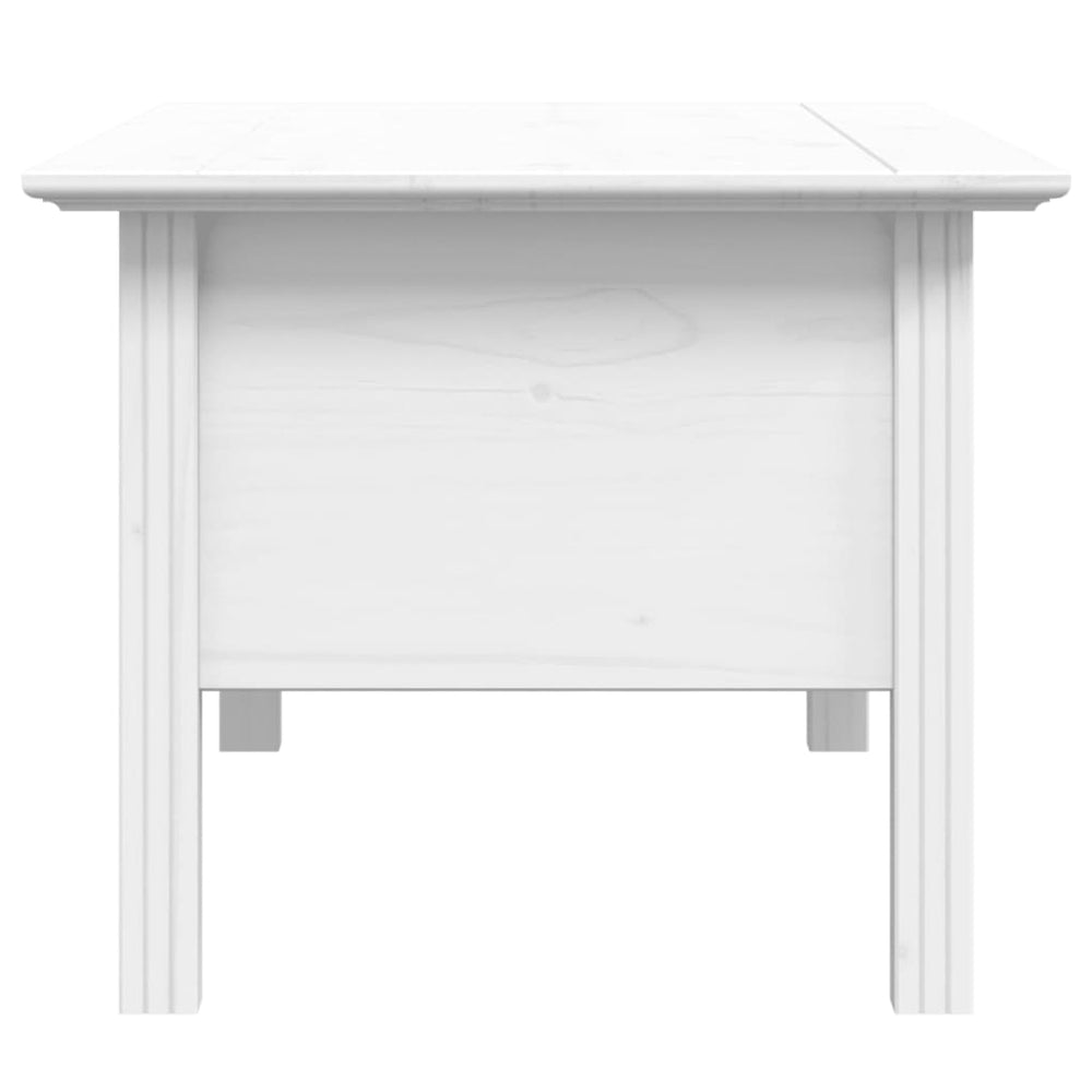 Salontafel BODO 100x55x45 cm massief grenenhout wit MeubelReus