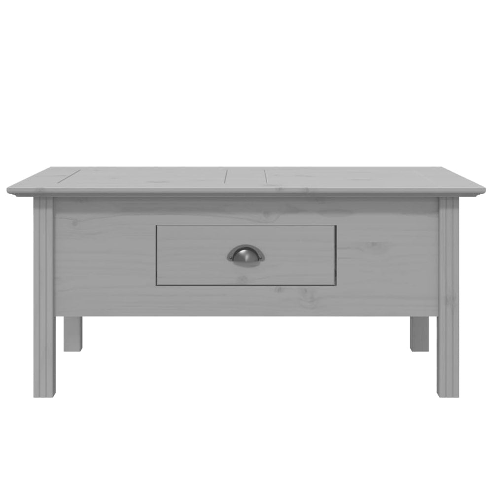Salontafel BODO 100x55x45 cm massief grenenhout grijs MeubelReus