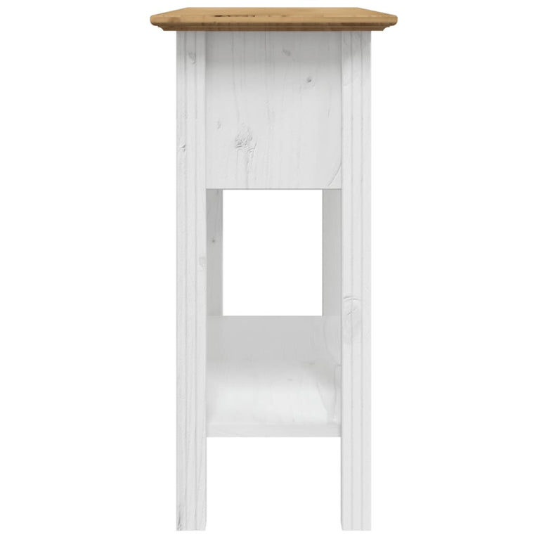 Wandtafel BODO 90x34,5x73 cm massief grenenhout bruin MeubelReus
