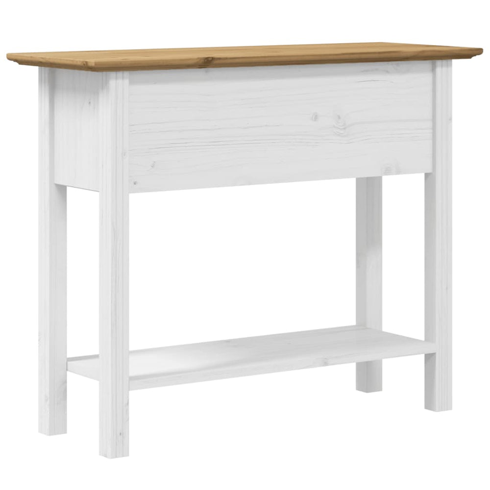 Wandtafel BODO 90x34,5x73 cm massief grenenhout bruin MeubelReus