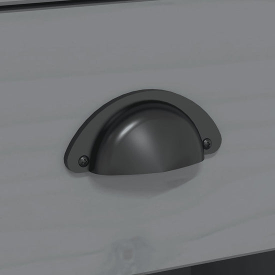 Tv-meubel met 2 lades BODO 91x43x56 cm massief grenenhout grijs MeubelReus