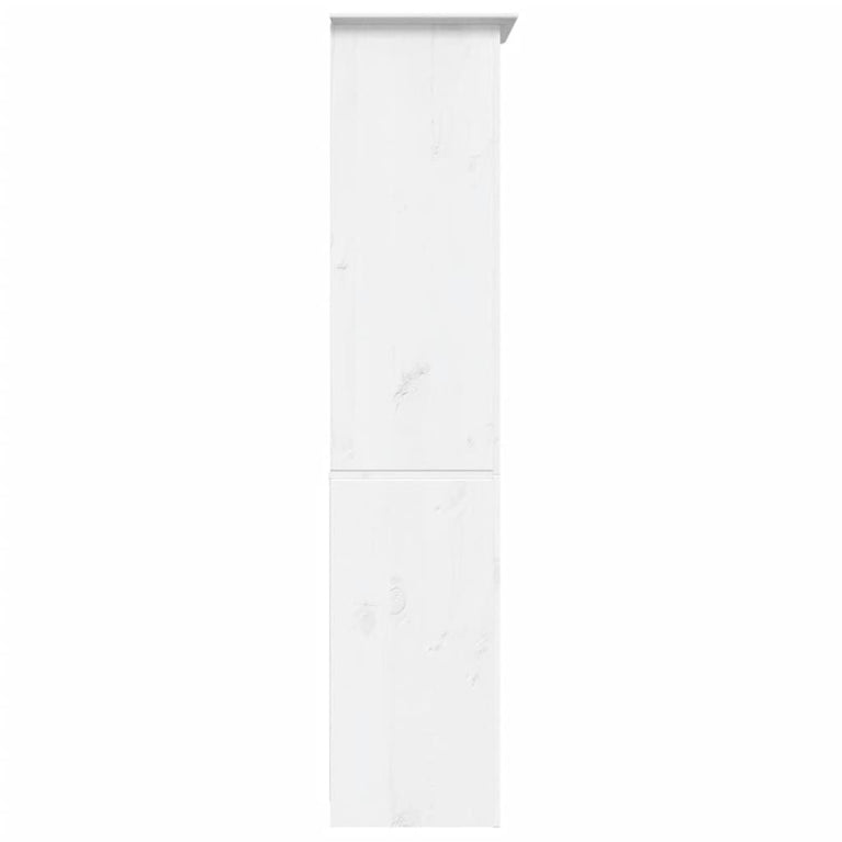 Boekenkast 5-laags BODO 80x38x180 cm massief grenenhout wit MeubelReus